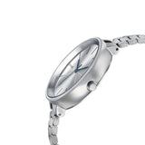 Sonata Analog Round Silver Dial Silver Stainless Steel Strap Watch For Women-8159SM01 - Bharat Time Style