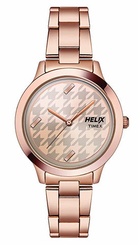 Helix Analog Beige Dial Women's Watch-TW022HL14
