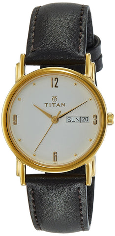 Titan Karishma Analog White Dial Men's Watch -NJ1445YL04 - Bharat Time Style