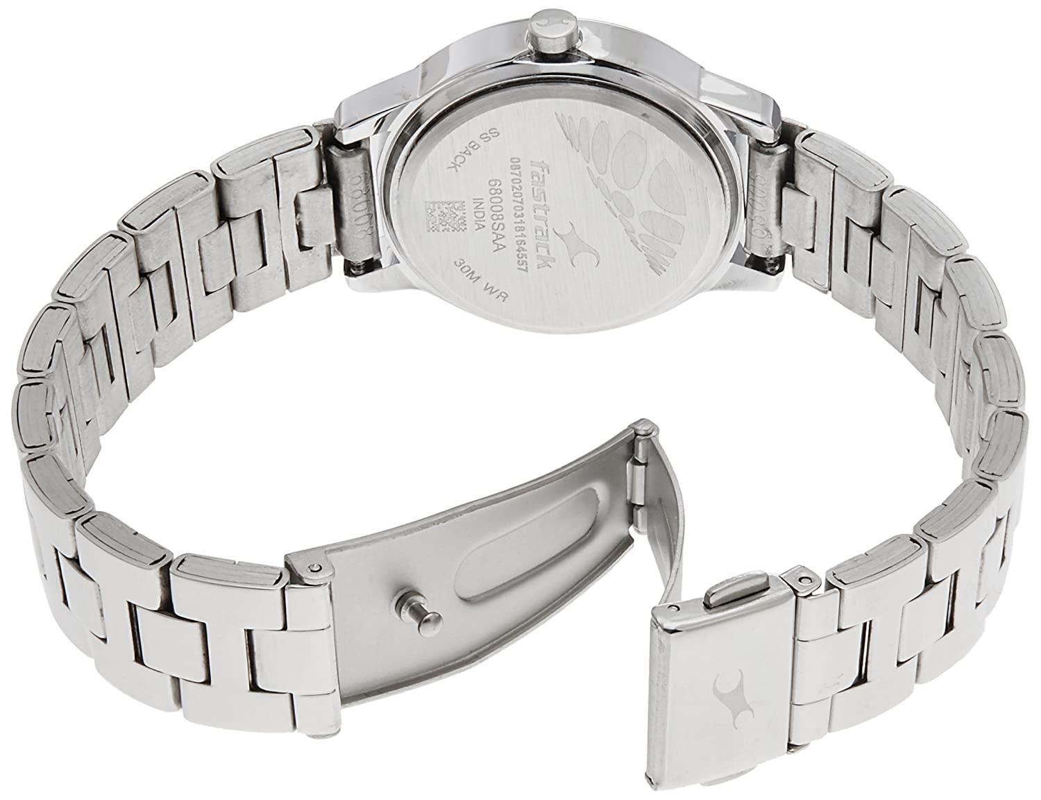 Fastrack Buy Fastrack Fundamentals Analog Grey Dial Women s Watch NR68008SM02 Bharat Time Style