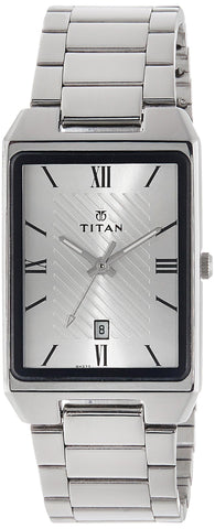Titan Karishma Analog Silver Dial Men's Watch - 1777SM01 - Bharat Time Style