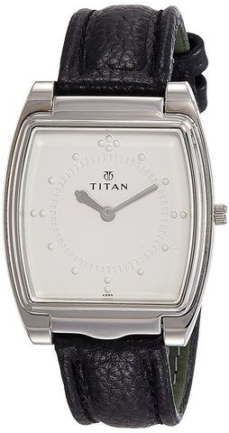 Titan Braille Analog Silver White Dial Men's Watch NB1854SL01 / NB1854SL01 - Bharat Time Style