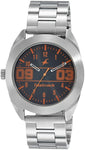 Fastrack Varsity Analog Silver Dial Men's Watch - 3175SM02 - Bharat Time Style