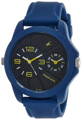 Fastrack Two Timers Analog Black Dial Men's Watch 38042PP03/NN38042PP03 - Bharat Time Style