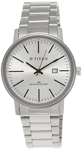 Titan Tycoon Analog Silver Dial Men's Watch - 9440SM02