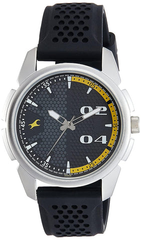 Fastrack Loopholes Analog Black Dial Men's Watch NL3124SP02/NN3124SP02 - Bharat Time Style