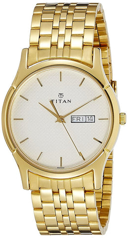 Titan Karishma Men's White Dial Analog Watch - NK1636YM01 - Bharat Time Style