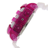 Grey Dial Translucent Plastic Strap Watch 87017PP04J