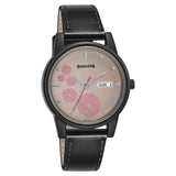 Pink Dial Leather Strap Watch | Sonata - 87031PL04W - Bharat Time Style