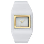 White Dial White Plastic Strap Watch 8971PP01