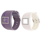 Purple Dial Plastic Strap Watch 8971PP02
