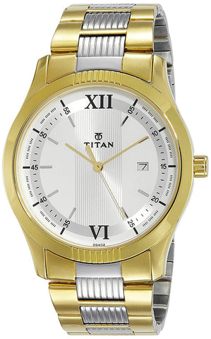 Titan Karishma Analog Silver Dial Men Watch NM1739BM01/NN1739BM01 - Bharat Time Style