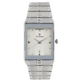 Titan Analog White Dial Men's Watch -  9151SM01