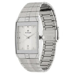 Titan Analog White Dial Men's Watch -  9151SM01