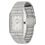 Titan Analog White Dial Men's Watch -  9151SM01