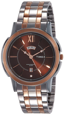 Timex Analog Brown Dial Men's Watch-TW000U312