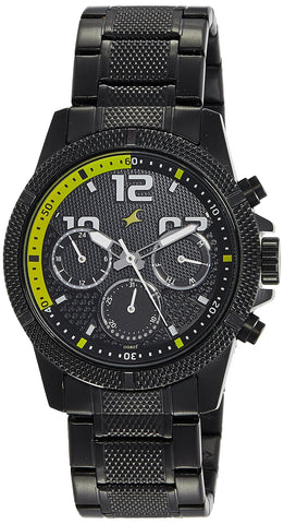 Fastrack Loopholes Analog Black Dial Men's Watch-3169NM01/ NN3169NM01 - Bharat Time Style