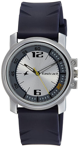 Fastrack Analog Silver Dial Men's Watch NM3039SP01/NN3039SP01 - Bharat Time Style
