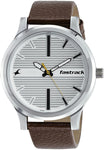 Fastrack Fundamentals Analog White Dial Men's Watch -NM38051SL01 / NL38051SL01 - Bharat Time Style