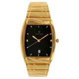 Titan Black Rectangle Dial Stainless Steel Strap Analog with Date Watches For Men NJ9315YM03A - Bharat Time Style