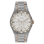 White Dial Two Toned Stainless Steel Strap Watch - 9453KM01 - Bharat Time Style
