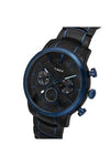 Timex Mens E-Class Black Dial Stainless Steel Analogue Watch - TWEG20200