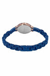 Timex Womens Mother of Pearl Blue Dial Ceramic Bracelet Analogue Watch - TWEL15702
