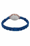 Timex Womens Mother of Pearl Blue Dial Ceramic Bracelet Analogue Watch - TWEL15702
