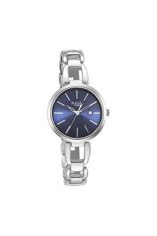 TITAN Womens 31 - 34 mm Titan Raga Viva Iv Phase Ii Blue Dial Brass Analogue Watch - 2642SM02 - Bharat Time Style