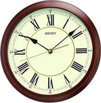 Seiko Wall Clock (28.2 cm x 28.2 cm x 4 cm, Brown) -QXA597AN - Bharat Time Style