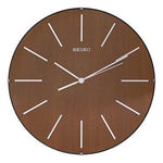 Seiko Wooden Brown Dial 37.8cm x 37.7cm Wall Clock - QXA604ZN - Bharat Time Style