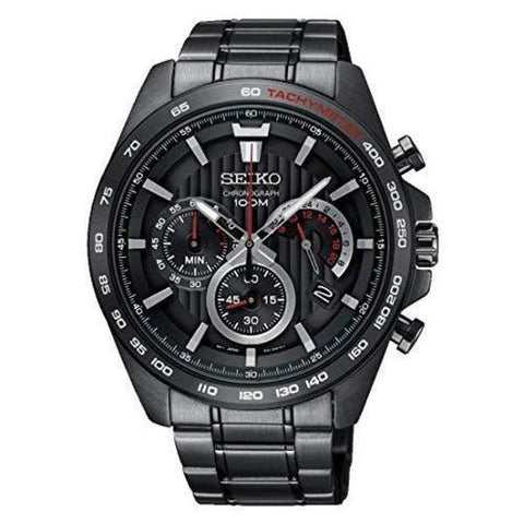 Seiko Analog Black Dial Men's Watch-SSB311P1 - Bharat Time Style