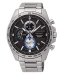 Seiko Analog Black Dial Men's Watch - SSB257P1 - Bharat Time Style