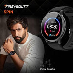Fire-Boltt Spin 1.4 inch Large Screen Spo2 Smartwatch - BSW009 (Black) - Bharat Time Style