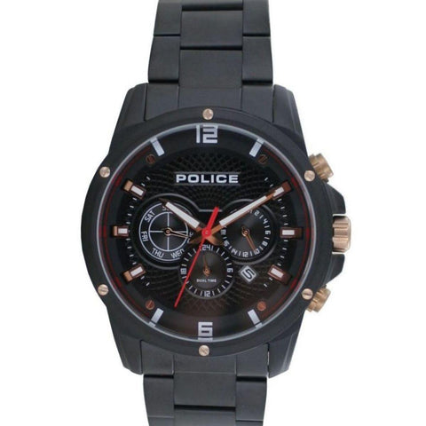 Police Black Dial Metal Strap Watch PL15525JSB02M - Bharat Time Style