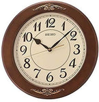 Seiko Analog 28 cm X 28 cm Wall Clock - QXA745BN (Brown, With Glass) - Bharat Time Style