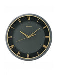 Seiko Black Dial Plastic Case Wall Clock - QXA683KN - Bharat Time Style