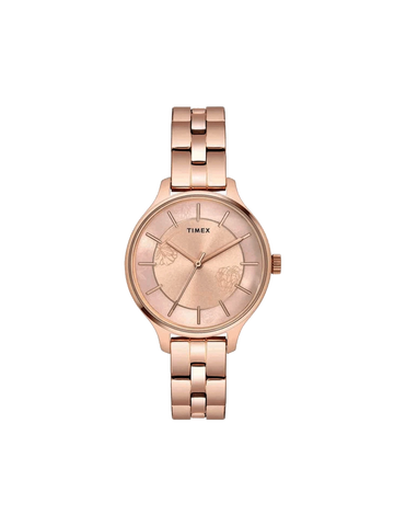 TIMEX Beige Ladies Chain Watch - TWEL14808