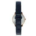 Timex TW000T630 Rose Gold Case with Black Chain Watch - Bharat Time Style
