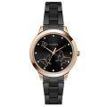 Timex TW000T630 Rose Gold Case with Black Chain Watch - Bharat Time Style