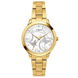 TIMEX Women's Gold Dial Watch - TW000T635
