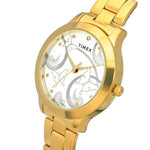 TIMEX Women's Gold Dial Watch - TW000T635