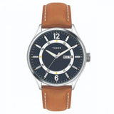 Timex All stainless steel bold day date watch - TWEG19800 - Bharat Time Style