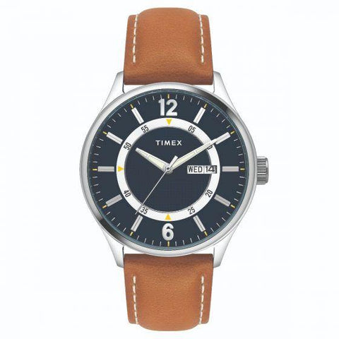 Timex All stainless steel bold day date watch - TWEG19800 - Bharat Time Style