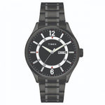 Timex All stainless steel bold day date watch Watch - TWEG19805 - Bharat Time Style
