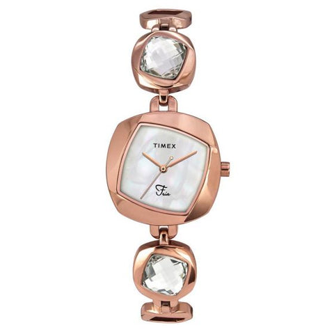 TIMEX Fria Analog Off White Dial Ladies Watch-TWEL15000